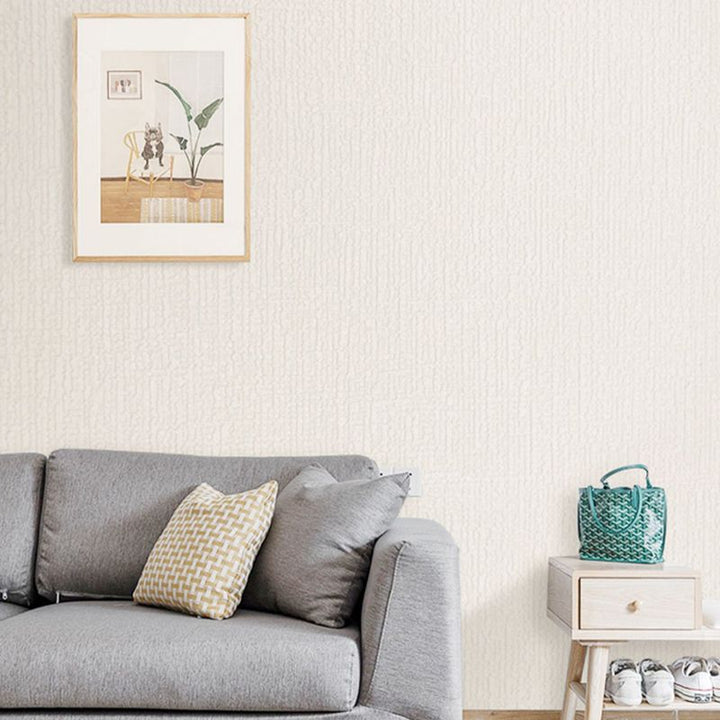 Lisslune | Modern Style Wall Panel PVC Living Room Peel and Stick Matte Texture Wall Covering