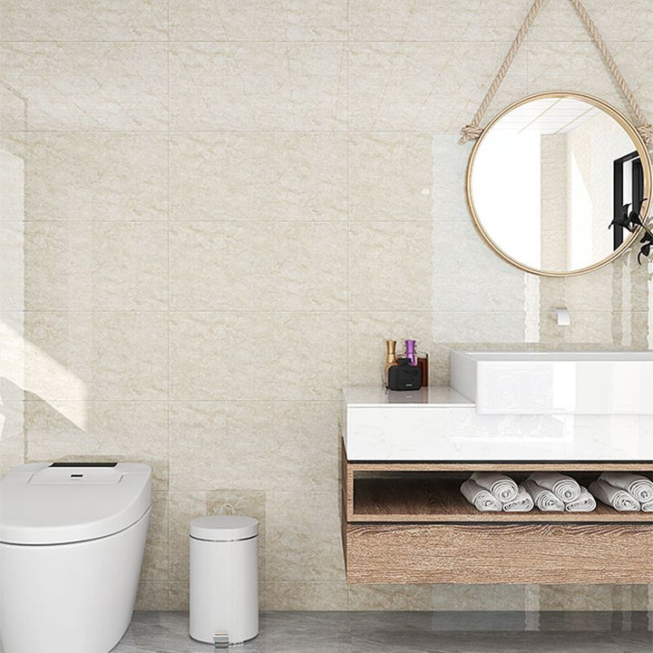 Lisslune | Bathroom mosaic tile marble print peel-and-stick backsplash tile