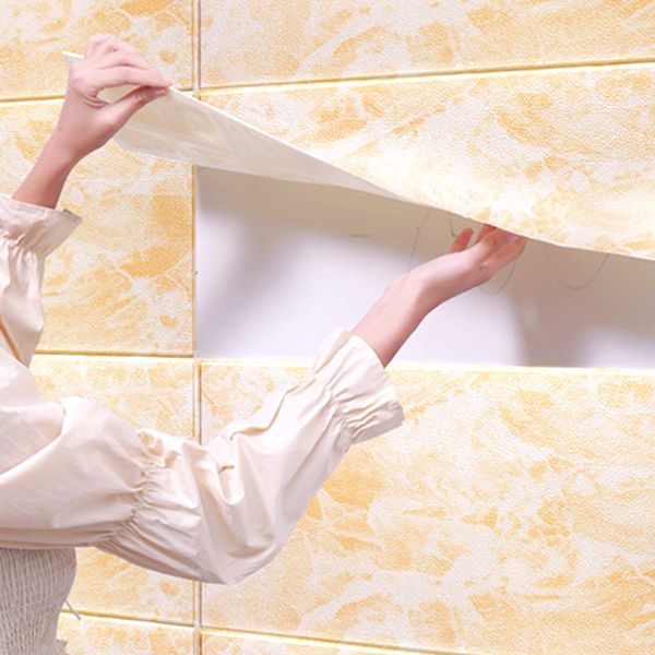 Lisslune | Modern Pearl Wall Bowls PVC Foam Wall Access Panel Peel and Stick Wall Tiles