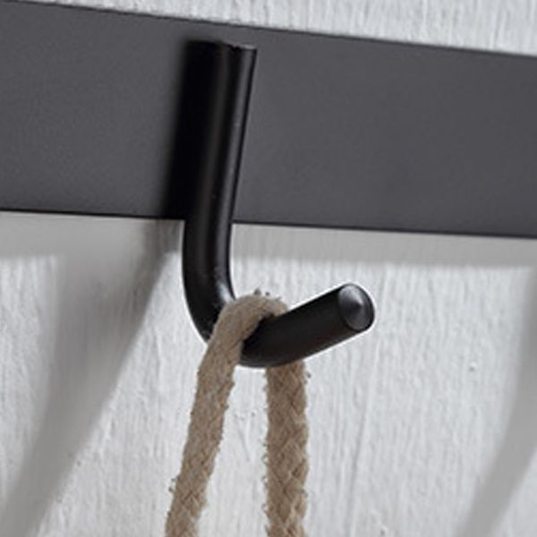 Lisslune | Modern Bathroom Accessory Set Bath Shelf Towel Holder Matte Black Bath Hardware Set