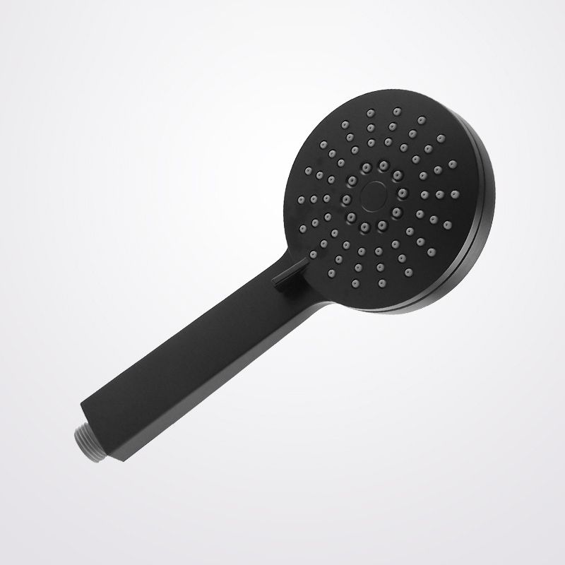 Lisslune | Contemporary Black Round Showerhead Combo Rain Shower Hand Shower