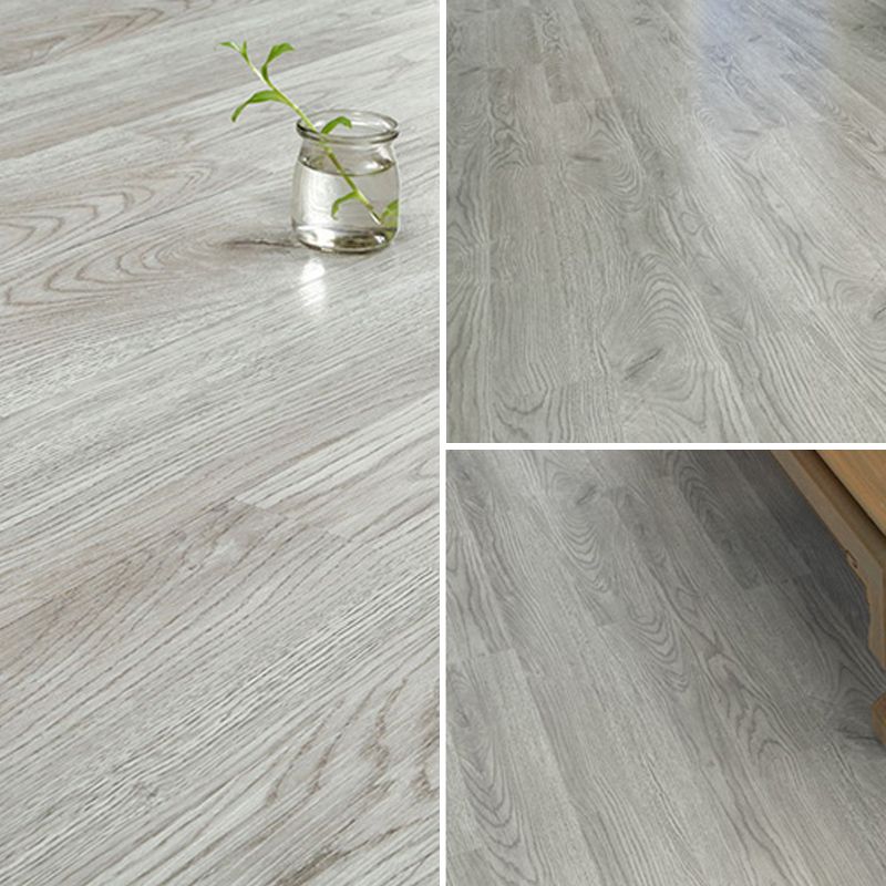 Lisslune | Rectangle PVC Flooring Smooth Peel and Stick Wood Look Vinyl Floor