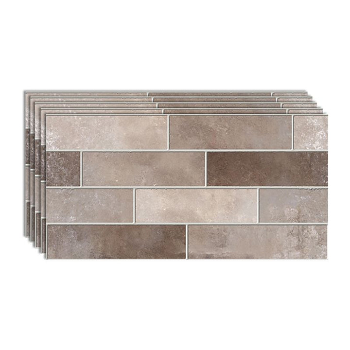 Lisslune | Peel & Stick Subway Tile Rectangle Waterproof Plastic Peel & Stick Tile for Shower