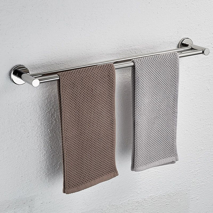 Lisslune | Modern Steel Bathroom Accessories Set Silver Bathroom Accessories Kit