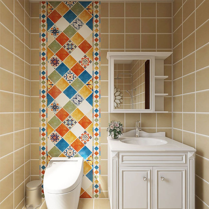 Lisslune | Modern Peel-and-Stick Backsplash Wall Tiles made of Plastic Mosaic Tile Wallpaper for the Kitchen