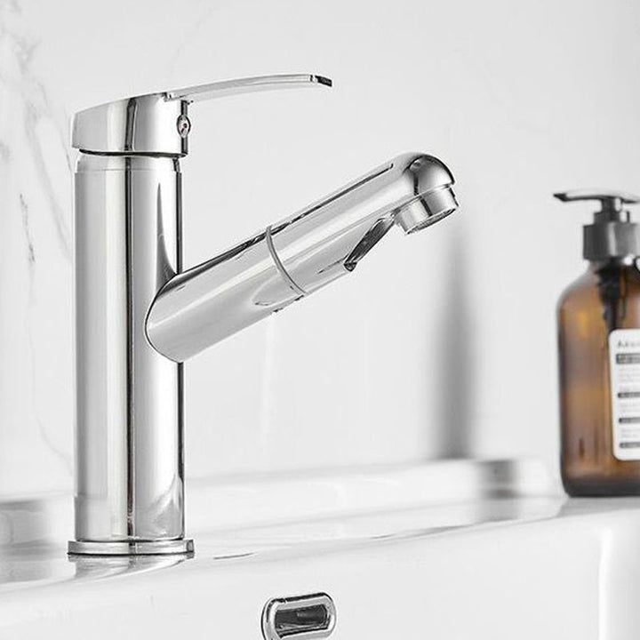Lisslune | Modern Design Bathroom Faucet Single Lever Mixer with Water Hose