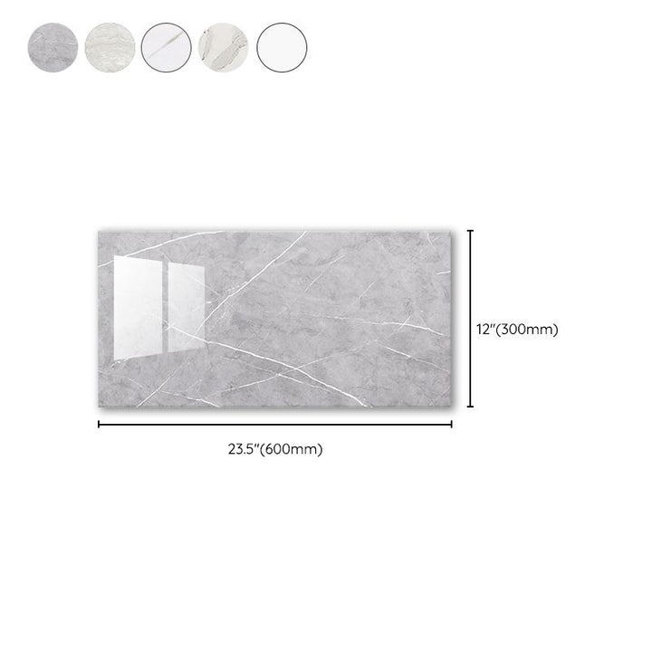 Lisslune | Simple Tile Wallpaper Plastic Waterproof Peel and Stick Backdrop