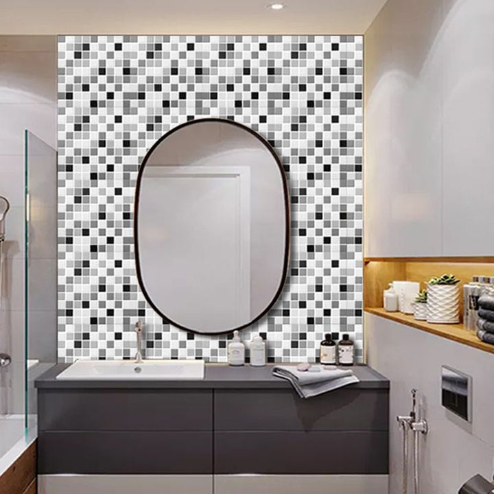 Skorter | Mosaic Tile Wallpaper Plastic Waterproof Peel & Stick Mosaic Tile