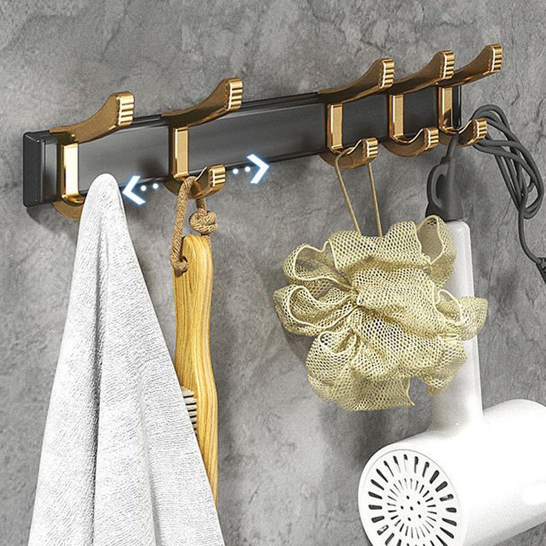 Lisslune | Contemporary Metal 6-Piece Bathroom Accessory Set with Bathroom Shelf