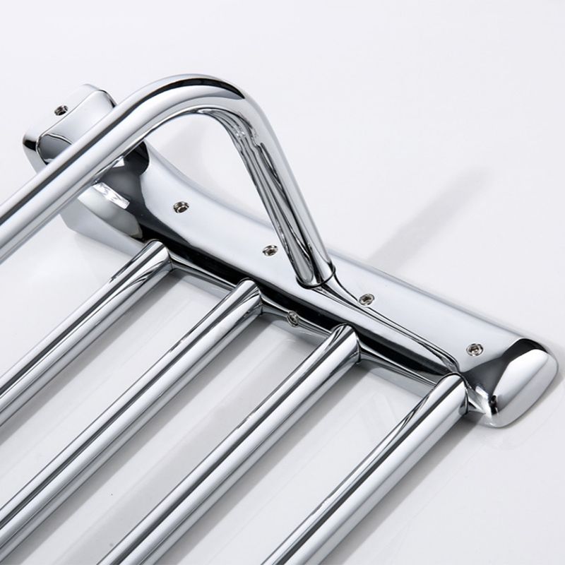 Lisslune | Modern Bathroom Hardware Paper Holder Bathroom Shelf Silver Bathroom Accessory Set