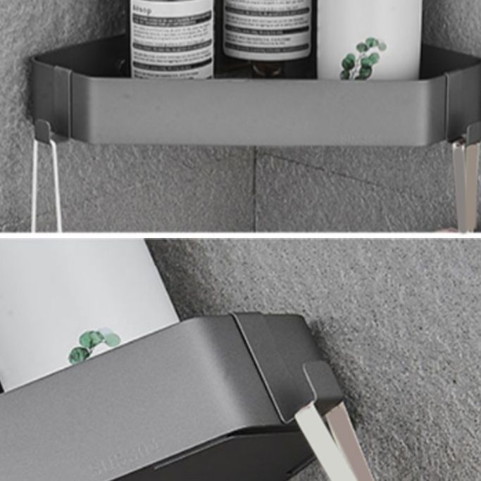 Lisslune | Stainless Steel Bathroom Accessory Set Modern Triangle Basket