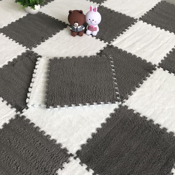 Lisslune | Color-Fading-Resistant Carpet Tile Solid Interlocking Carpet Tile