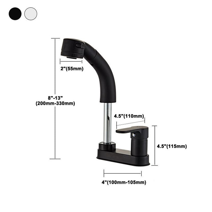 Lisslune | Modern 1-Hand Basin Faucet 2 Hole Centerset Bathroom Fitting