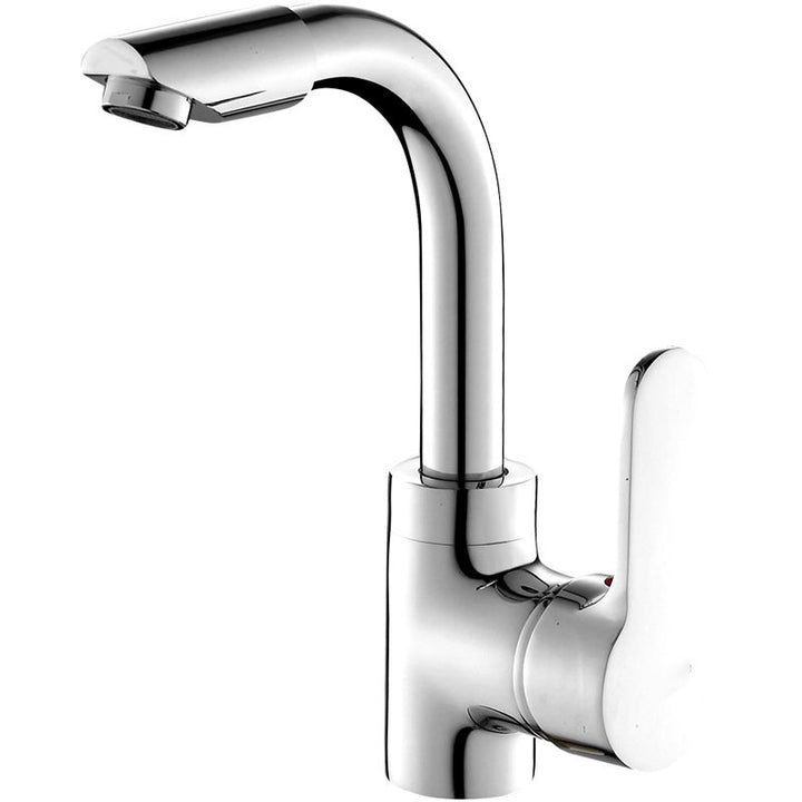 Lisslune | Modern Bathroom Faucet Brass Lever Handle Washroom Bathtub Faucet