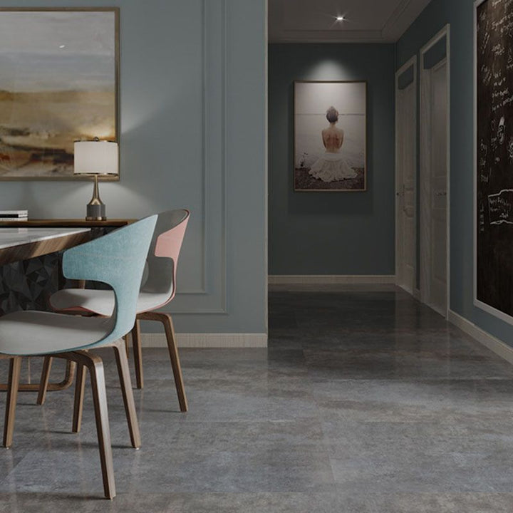 Lisslune | Modern Interior Floor Covering Wood Look Peel and Stick Rectangular Flooring Vinyl
