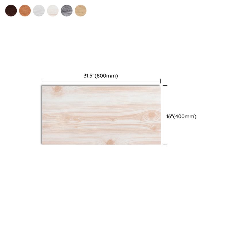 Lisslune | PVC Wall Paneling Rectangle Waterproof Wood Look Wall Covering for the Living Room