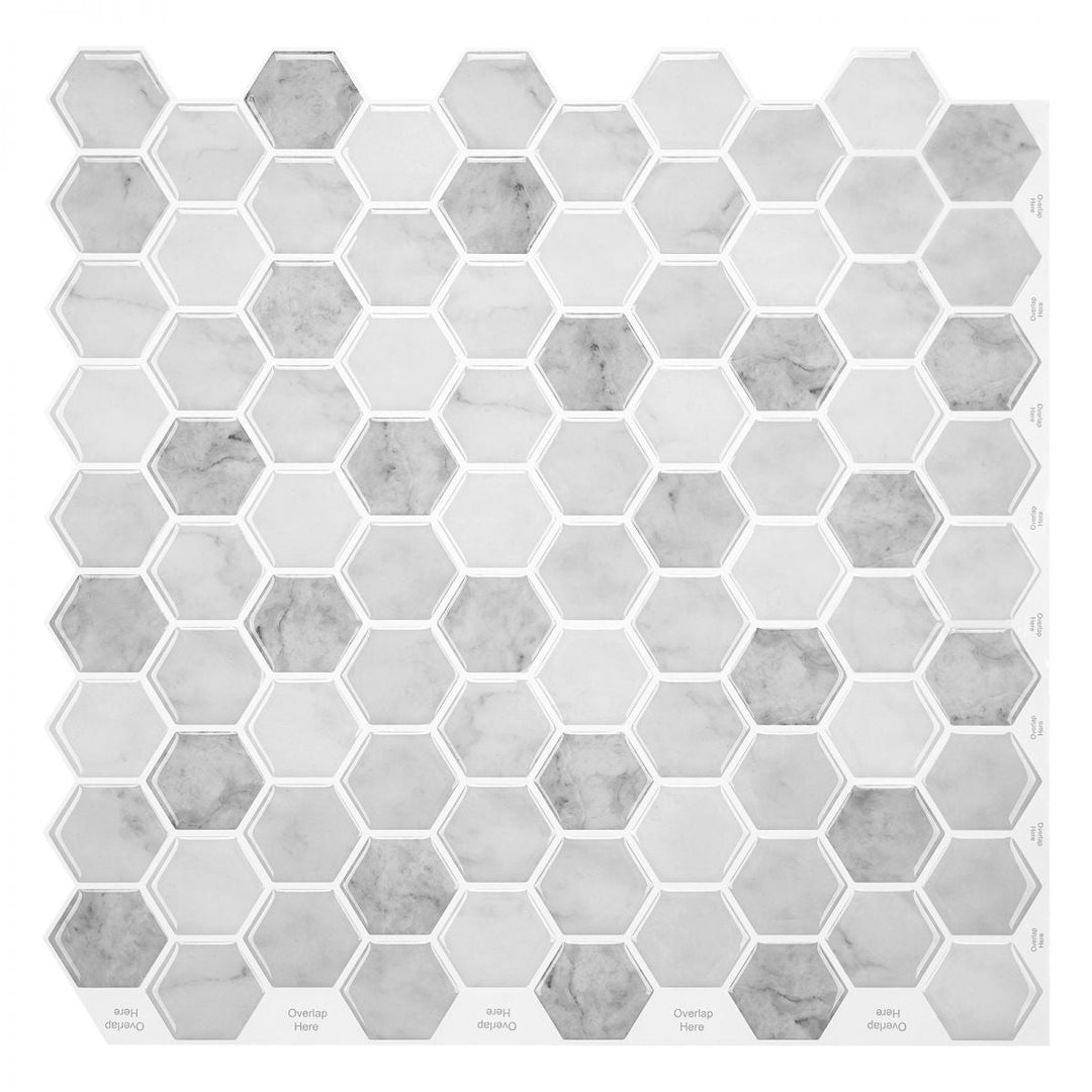 Lisslune | Mosaic tiles for peeling and sticking Modern style wallpaper with square shape