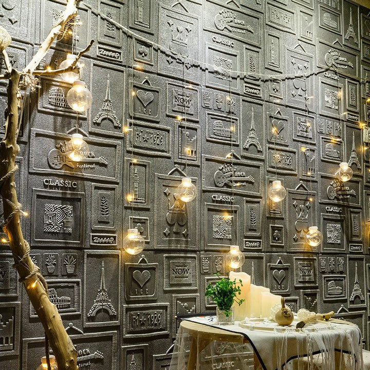 Lisslune | Interior Wall Cladding 3D Print Peel and Stick Waterproof Wall Panel