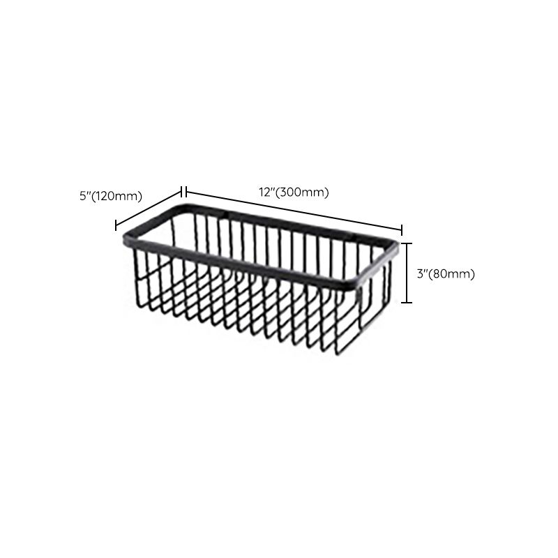 Lisslune | Modern Classic Bathroom Accessories Set in Stainless Steel Matte Black Bathrobe Hook/Towel Ring Bar