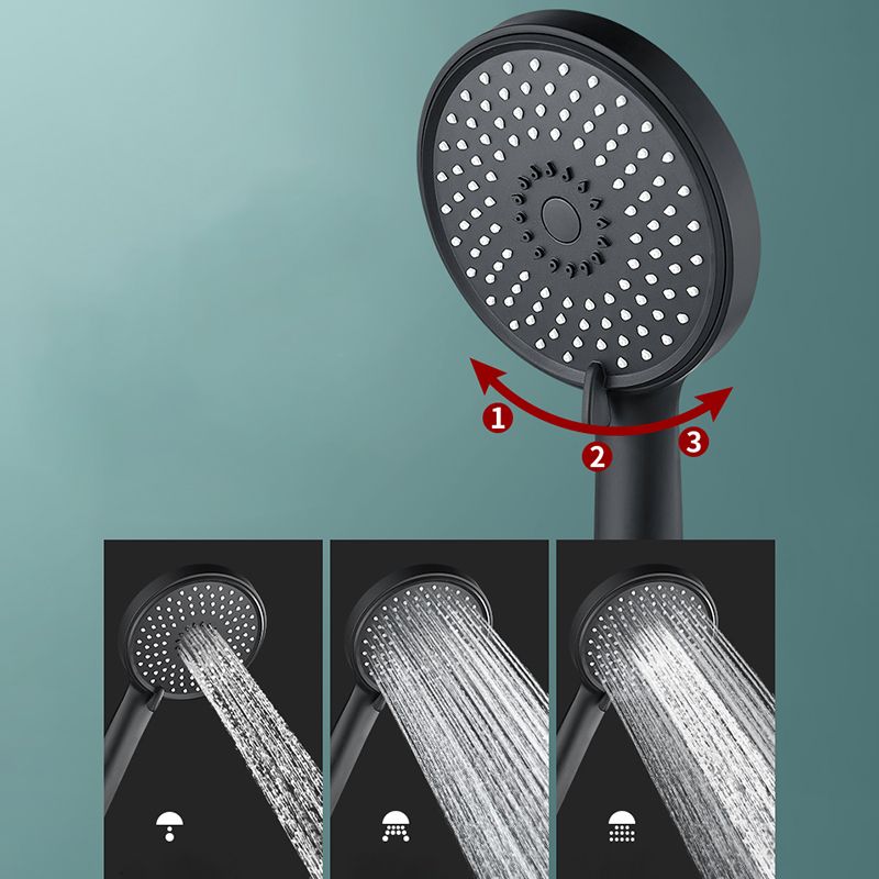 Lisslune | Bathroom Showerhead 3-Jet Massage Wall-Mounted Round Showerhead