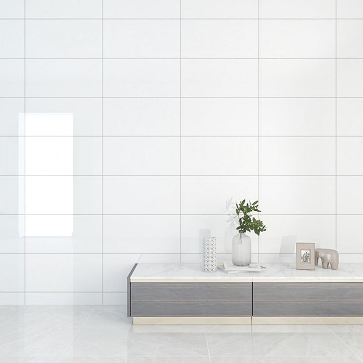 Lisslune | PVC rectangular wallpaper Modern removable and stick-on backsplash tile