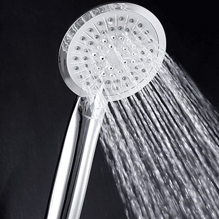 Lisslune | Contemporary Handheld Shower Head Adjustable Spray Pattern Silver Shower Head