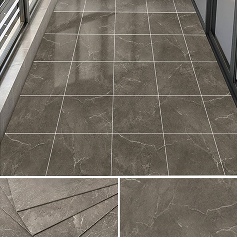 Lisslune | Peel & Stick Vinyl Floor Smooth Vinyl Flooring with Marble Look