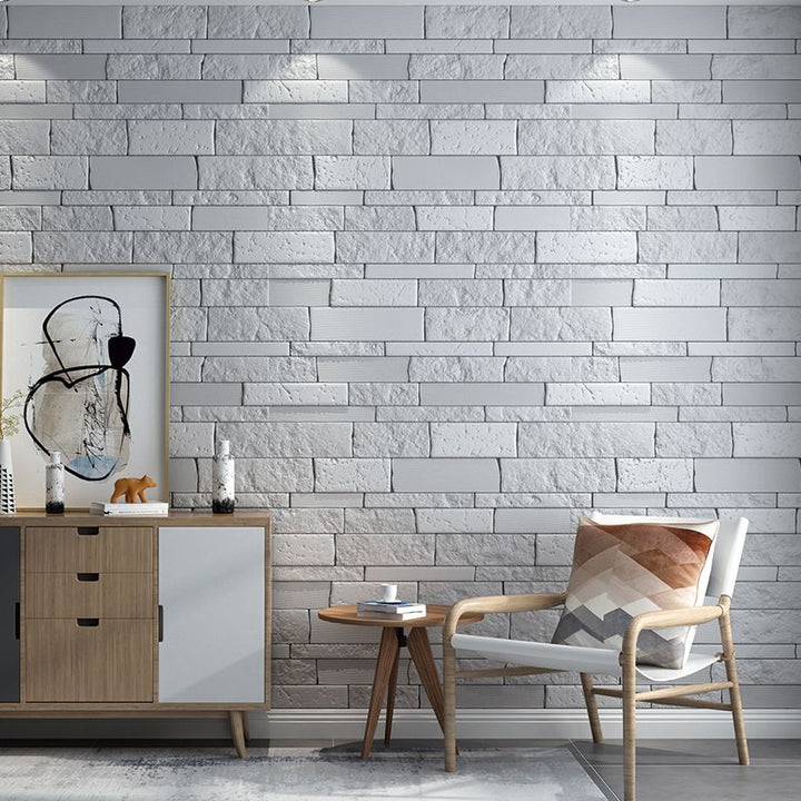 Lisslune | Colorful 3D-embossed wall panel Waterproof artificial stone wall tile