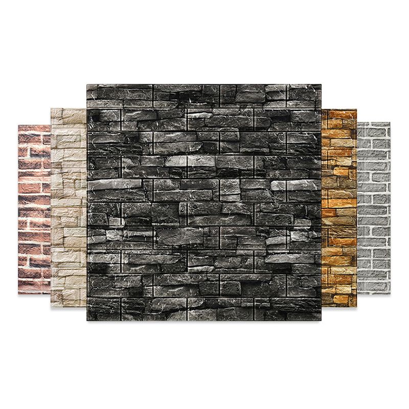 Lisslune | 3D embossing interior wall panel self-adhesive square wall panel