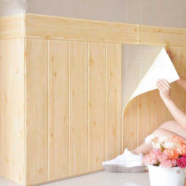 Lisslune | Living Room Wall Paneling for Peeling and Attaching 3D Embossed Wall Paneling