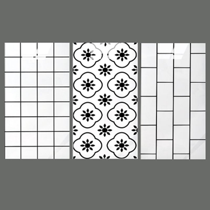 Lisslune | Rectangular Peel-and-Stick Tiles PVC Single Tile for Kitchen and Bathroom