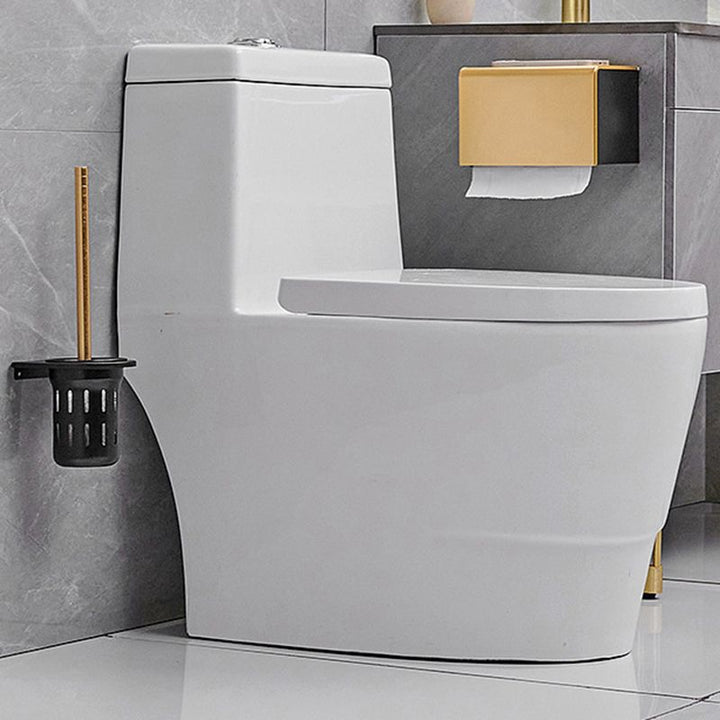 Lisslune | Contemporary Bathroom Accessory Set Black & Golden Bath Shelf/Towel Bar