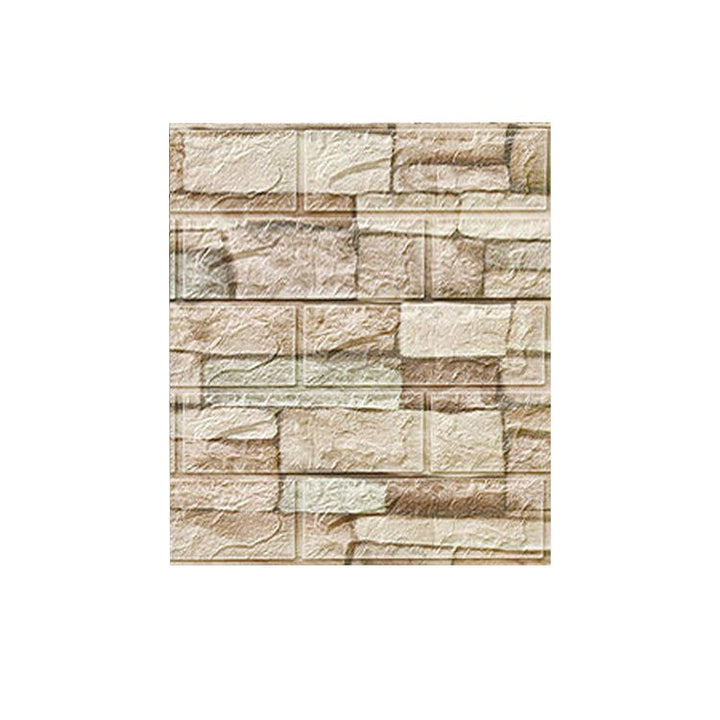Lisslune | Country House Wall Shelf 3D Brick Living Room Wall Panel Set of 2