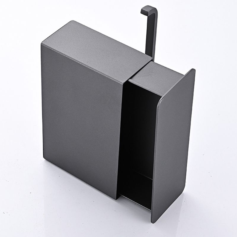 Lisslune | 2-piece stainless steel classic bathroom accessory set black & chrome paper holder