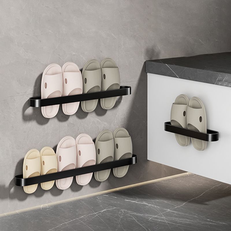 Lisslune | Minimalist Bathroom Accessories Set Metal Slipper Rack/Towel Holder