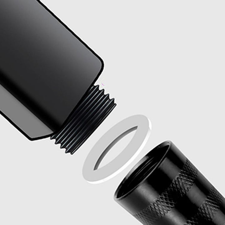 Lisslune | Modern Rectangular Hand Shower in Black 3 Spray Wall Mounted Hand Shower