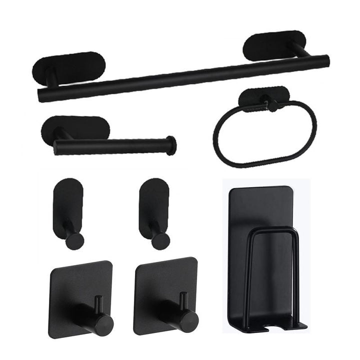 Lisslune | Stainless Steel Bath Set Modern Style Simple Bathroom Accessory Set