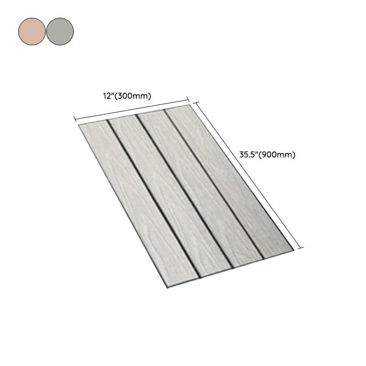 Lisslune | Classic square terrace tiles solid color composite tiles for outdoor use