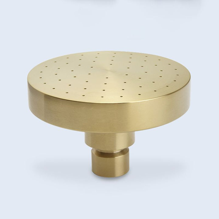 Lisslune | Stainless Steel Shower Combination Round Fixed Shower Head with Shower Arm