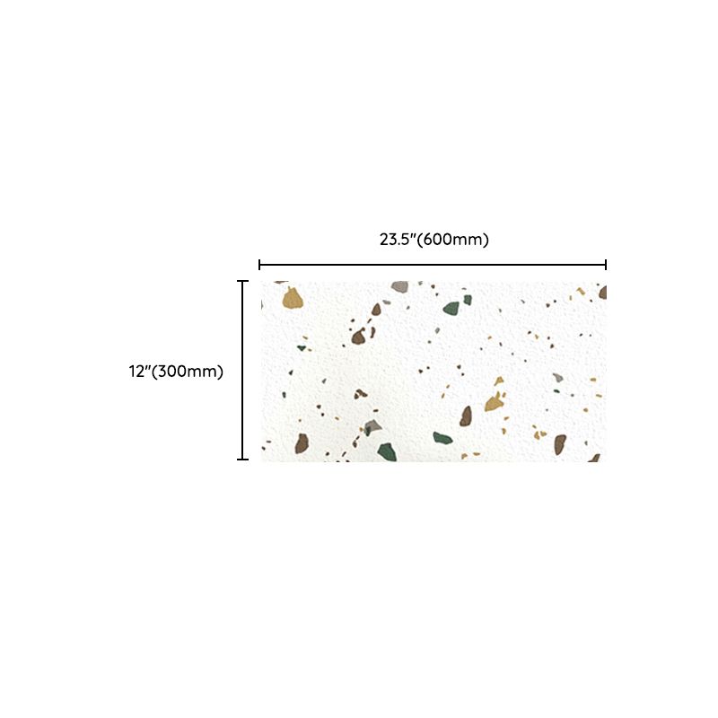 Lisslune | PVC Rectangular 20 Pack 12" x 23" Peel & Stick Mosaic Tile Kitchen and Bathroom