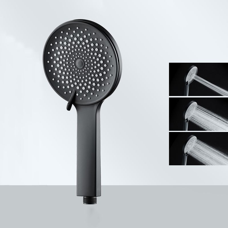 Lisslune | Contemporary round shower head in solid color handheld shower head for the bathroom