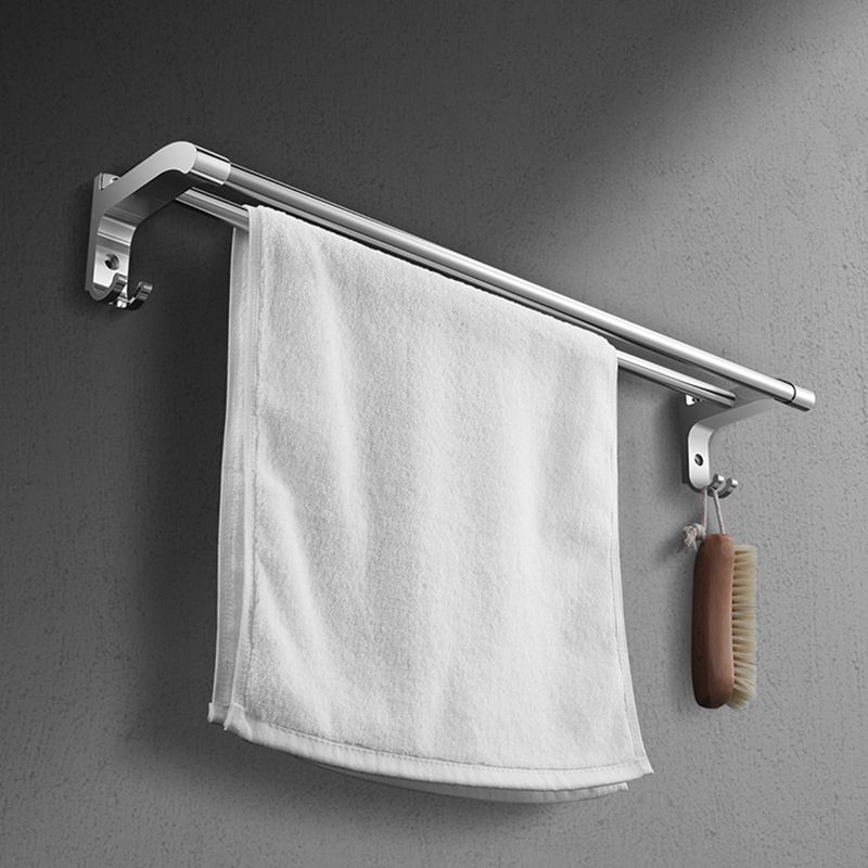 Lisslune | Modern Silver Bathroom Fixtures Set Metal Bathroom Accessories Kit