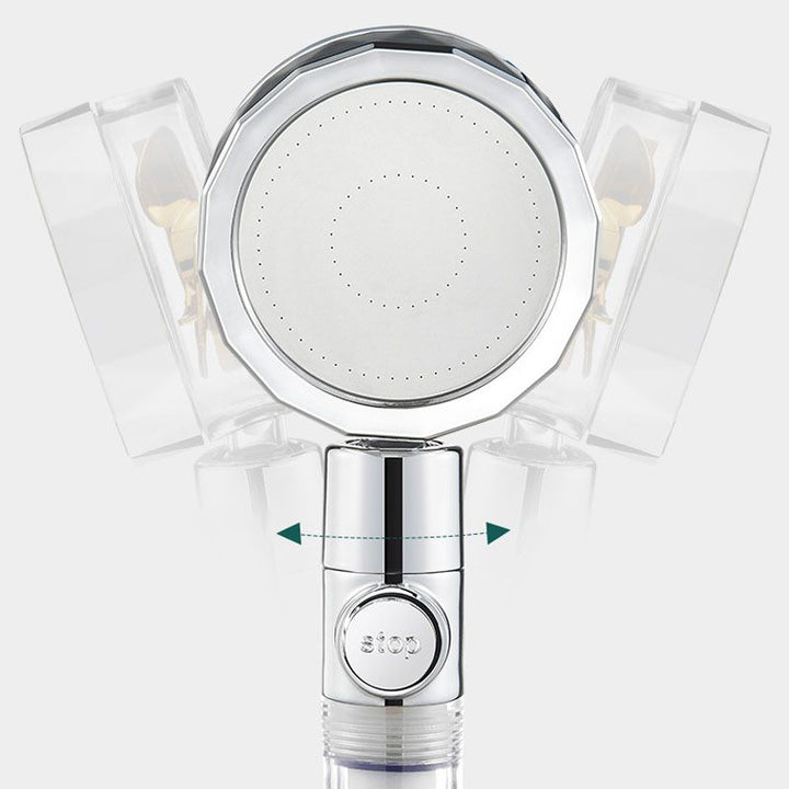 Lisslune | Modern Shower Head Handheld Shower Head Plastic Wall Mount Round Shower Head Combo