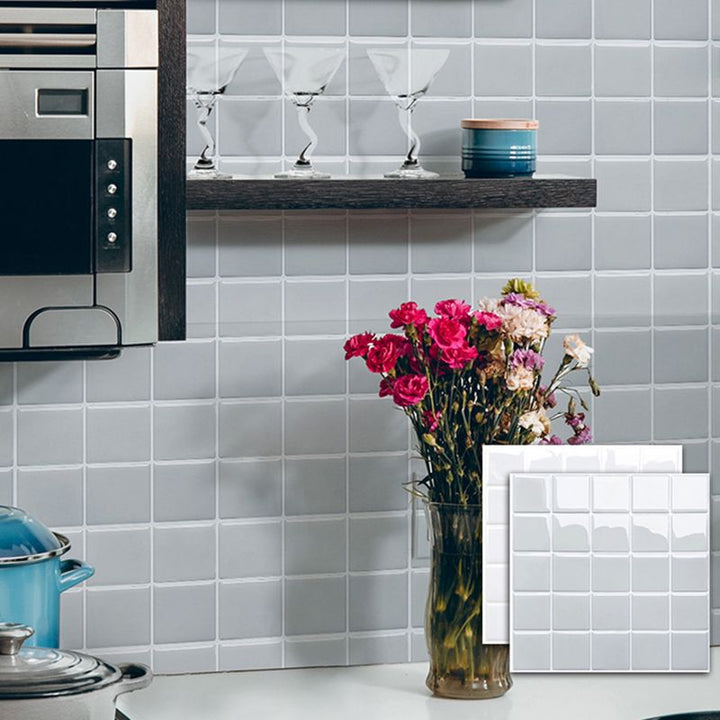 Lisslune | Modern Wallpaper Field Tile/Single Tile Peel and Stick Back Splash Kitchen