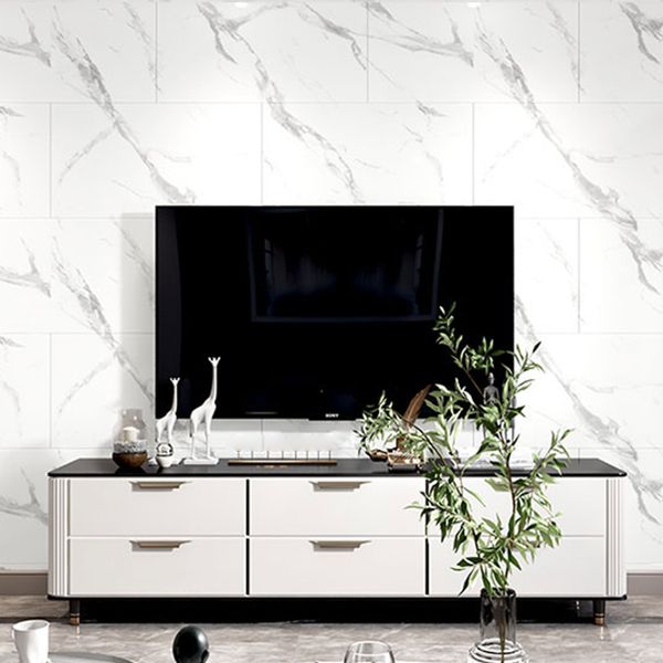 Lisslune | Plastic Peel and Stick Wall Tile Rectangular Waterproof Peel and Stick Wall Tile