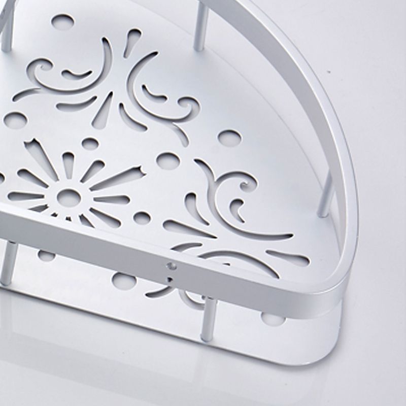Lisslune | Silver Contemporary Bathroom Hardware Set Stainless Steel Aluminum Bathroom Set