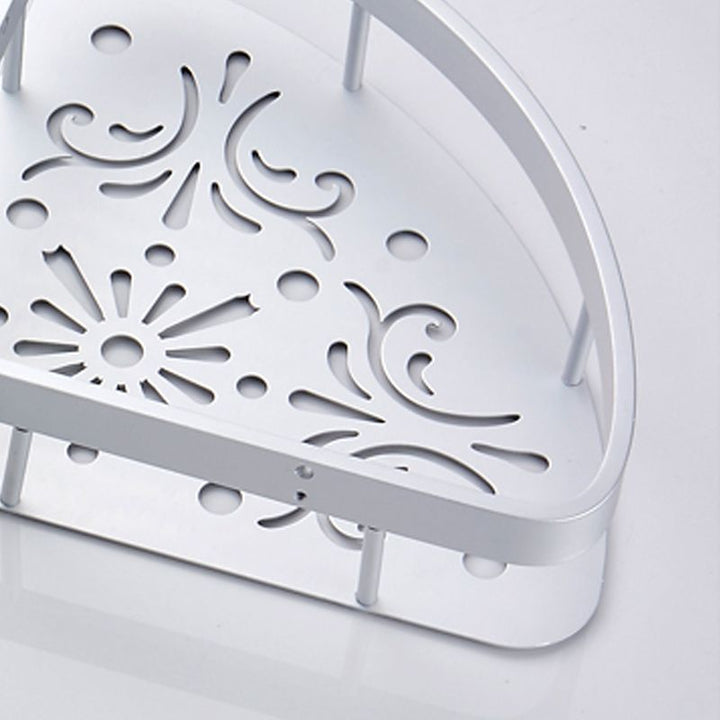 Lisslune | Silver Contemporary Bathroom Hardware Set Stainless Steel Aluminum Bathroom Set