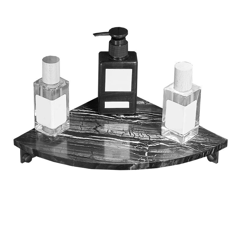 Lisslune | Metal and Marble Bathroom Accessories as a Single Item or as a Set in Black