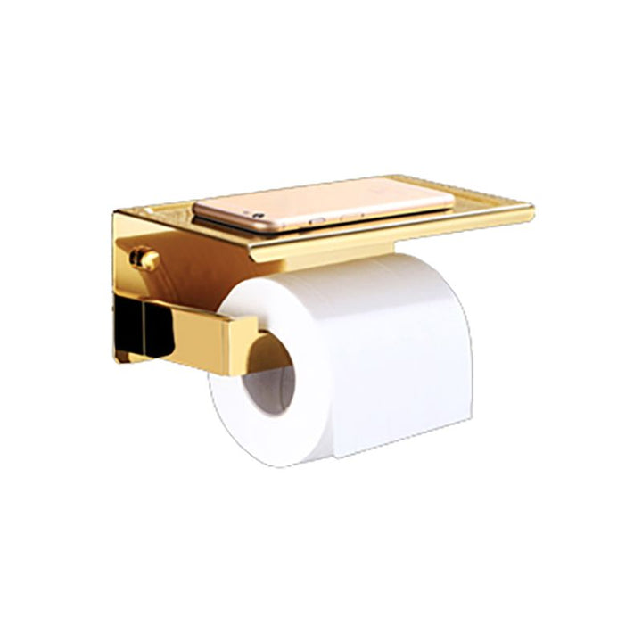 Lisslune | Modern Towel Bar Bathroom Hardware Set Bathroom Shelf Gold Bathroom Accessory Set