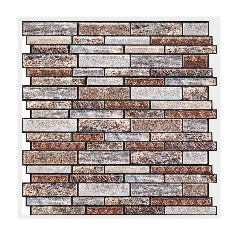 Lisslune | Wall Tiles Floor Tile Kitchen Brick Look Waterproof Peel and Stick Wall Tiles Floor Tile